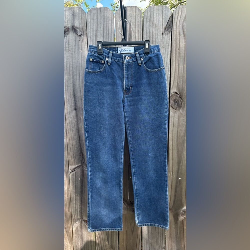 Express Bleus Bootcut 5 Pocket Button Zipper Closure Women’s Jeans Size 5/6 Shor